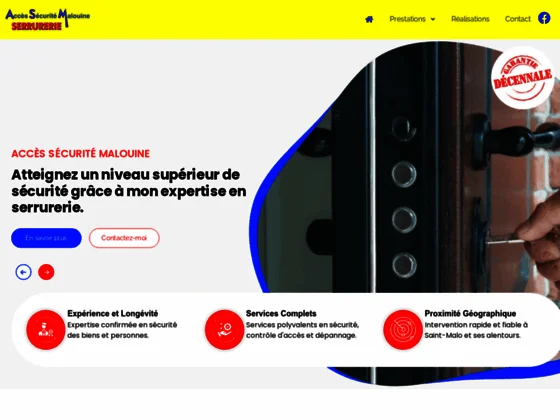 Dépannage serrurerie et alarme - Saint-Malo (35)