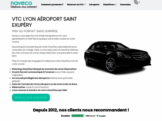 Naveco Taxi Lyon Aéroport