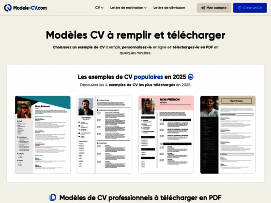 Modele CV