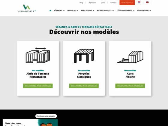 Verandair: fabricant de véranda coulissante pour terrasse