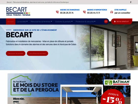 Portail acier Hauts-de-France