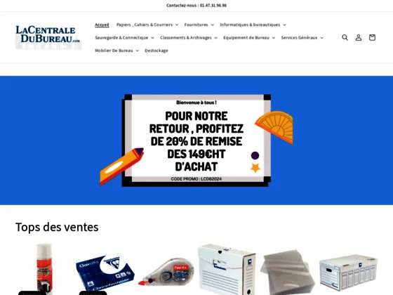 La Centrale du bureau – classeur personnalisé pas cher 