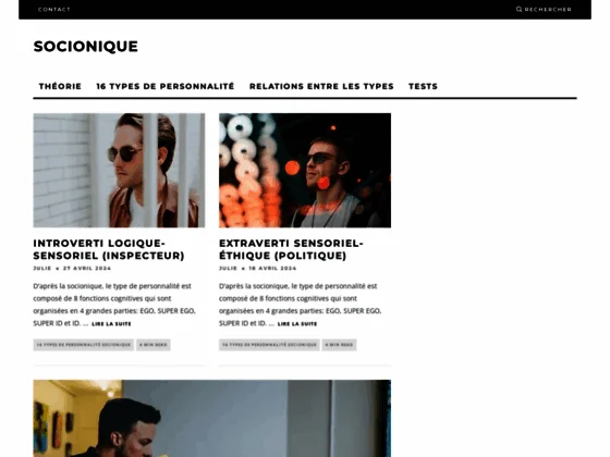 S O C I O N - Se découvrir un petit peu plus gràce à la socionique