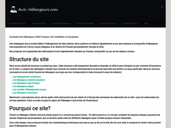 Comparatif hébergement internet suisse