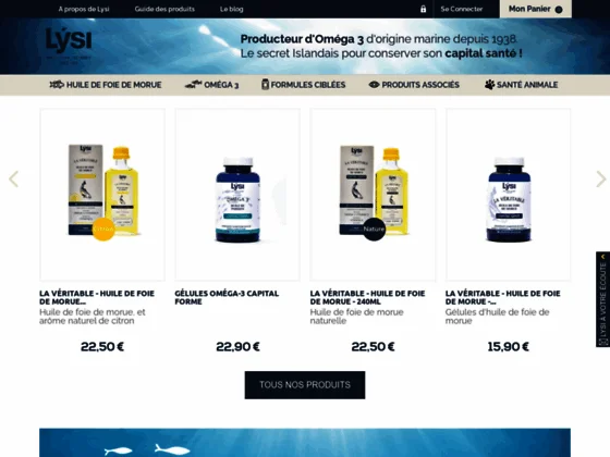 Lysi, spécialiste du complément alimentaire