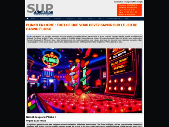 SUP’ADMISSION :se préparer aux examens et concours nationaux