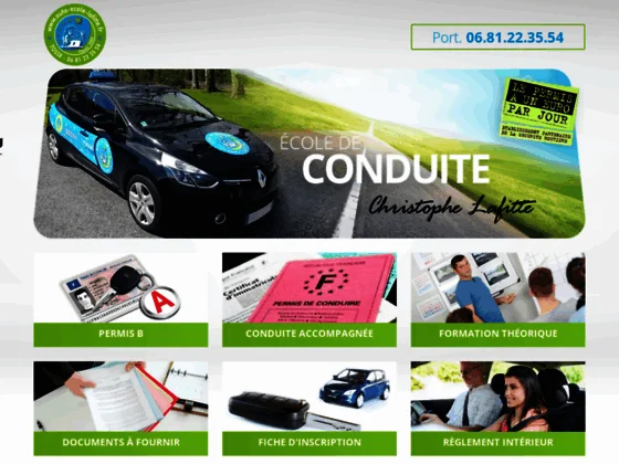 Conduite accompagnée dans les Landes 