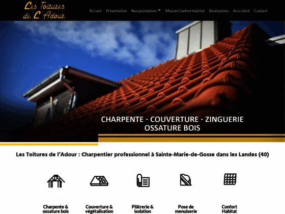 Entreprise de toiture à Sainte-Marie-de-Gosse dans les Landes (40)