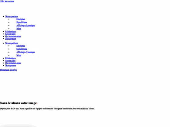 Fabricant d'enseigne lumineuse LED et signalétique