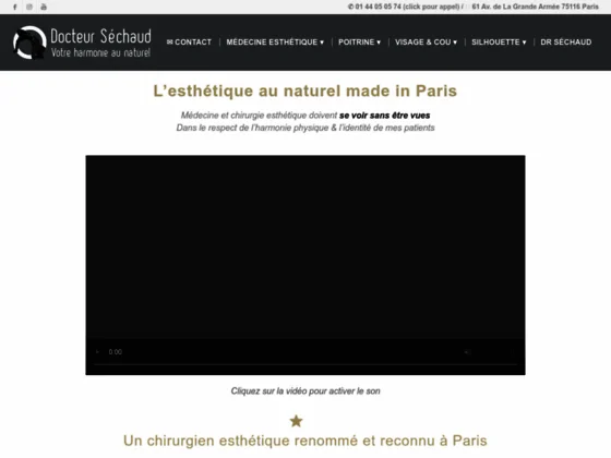 Dr Séchaud : chirurgie esthétique à Paris