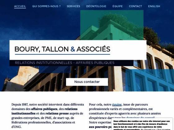 Boury Tallon - Cabinet d'Affaires Publiques