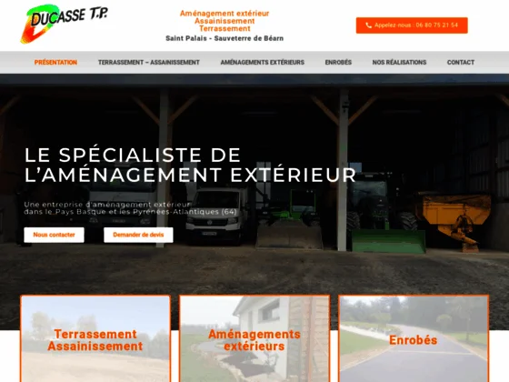 Aménagement extérieur et paysager à Saint-Palais