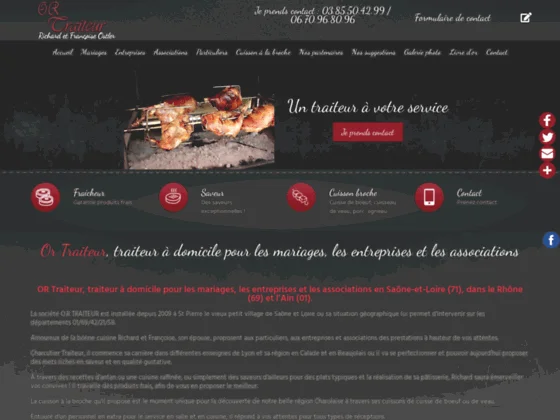 Service de traiteur pour les associations