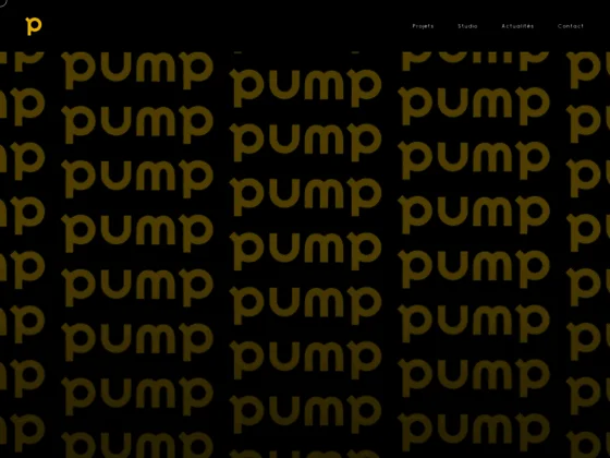 Pump création 3D Motion design