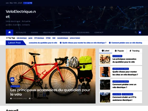 Votre vélo électrique.