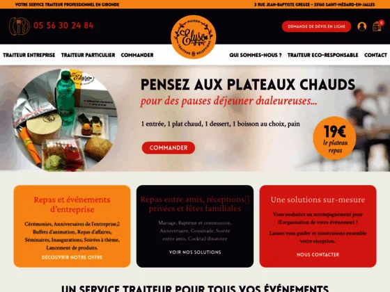 Service traiteur, Saint-Médard-en-Jalles, Bordeaux, Gironde - ELYSE TRAITEUR