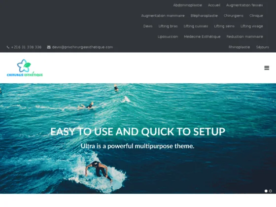 Prix chirurgie esthetique en Tunisie