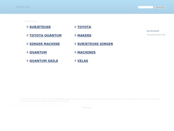 Fabrication de voiles