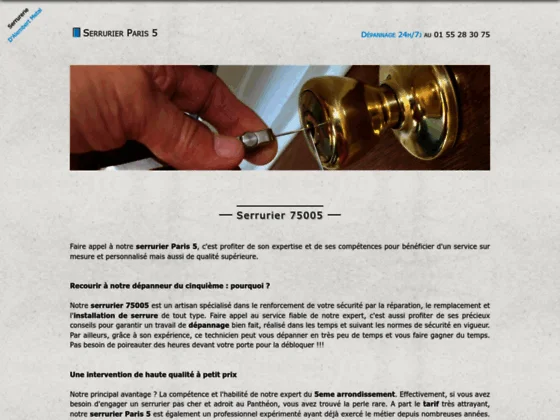 serrurier Paris 5eme