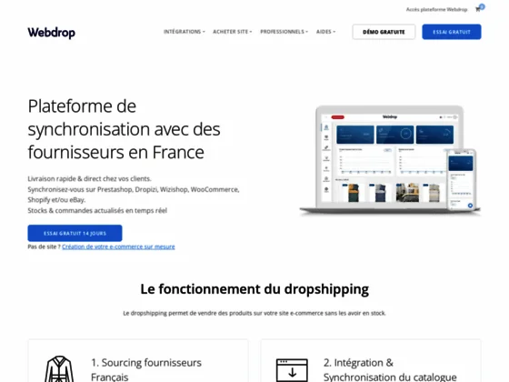 Création de site E-commerce en dropshipping