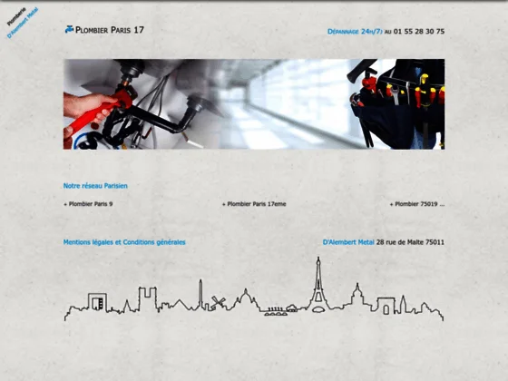 plombier Paris 17eme