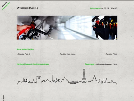 plombier Paris 18eme