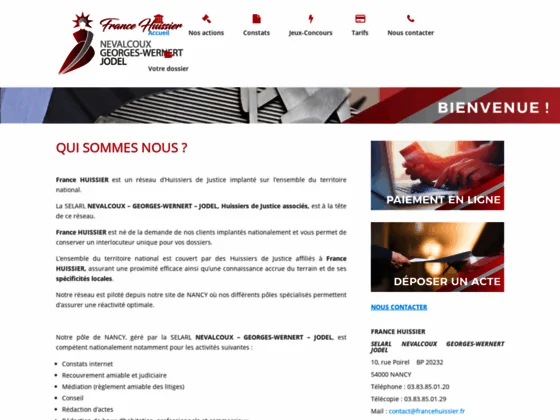 Etude d'huissiers de justice à Nancy