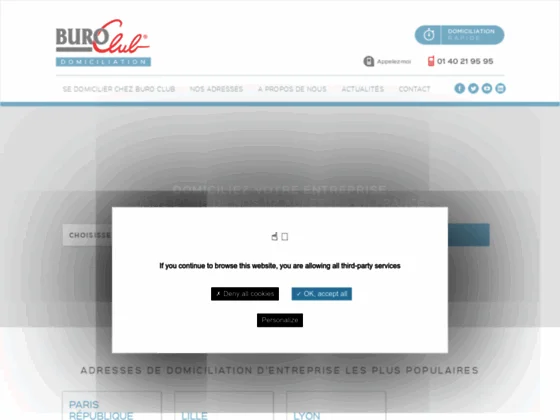 Domiciliation BURO, la domiciliation haut de gamme