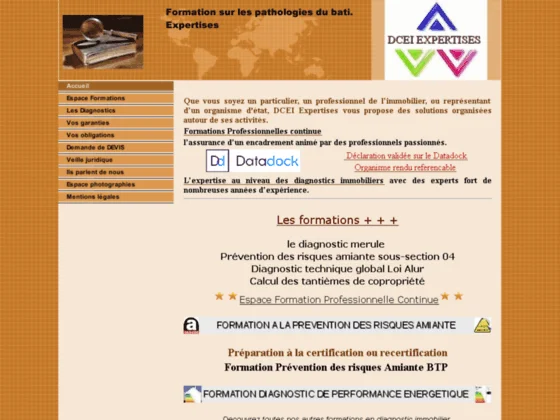 Formations sur les polluants du bâtiment et diagnostics immobiliers