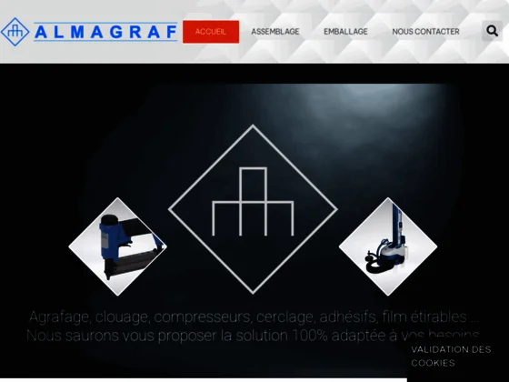 Almagraf  |  Spécialiste en matériel de fixation bois, agrafage et solutions d'emballage