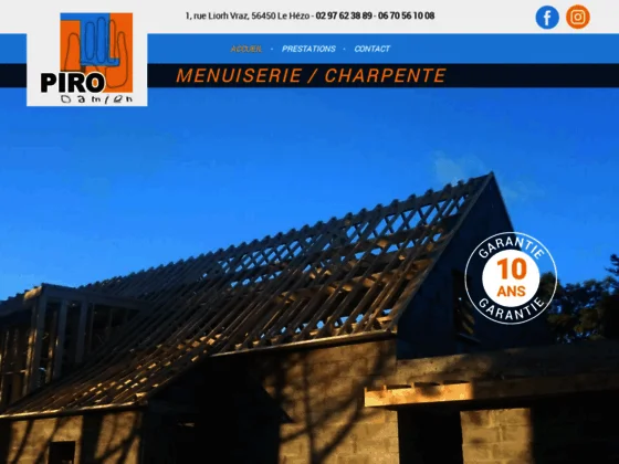 Travaux de charpente à Sarzeau (56)