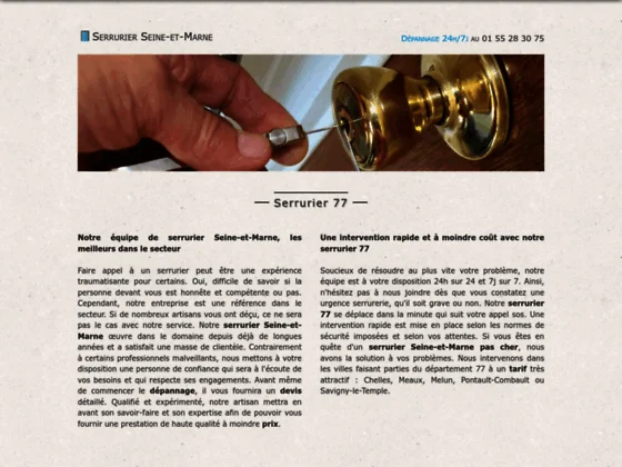 Serrurier Seine-et-Marne