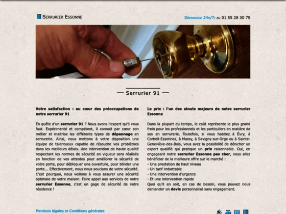 Serrurier Essonne