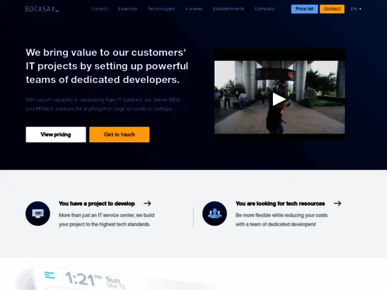 Société de service informatique