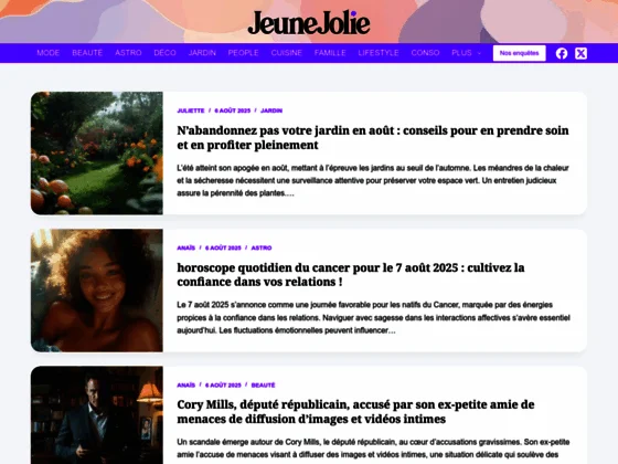 Magazine porté vers les filles