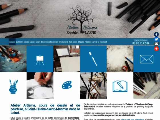 Apprentissage du dessin et de la peinture à Saint-Hilaire-Saint-Mesmin