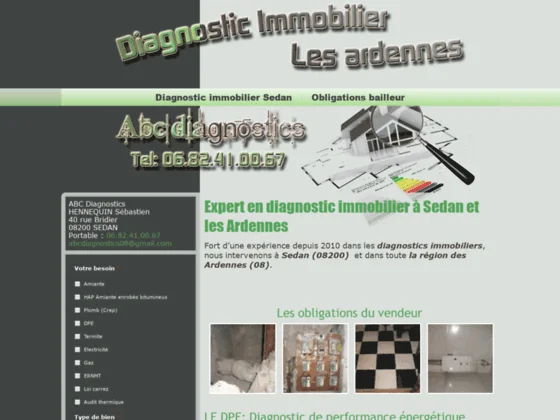 Dossier diagnostic immobilier vente