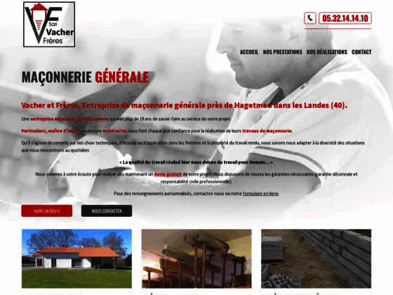 Réfection de bâtiments anciens dans les Landes 