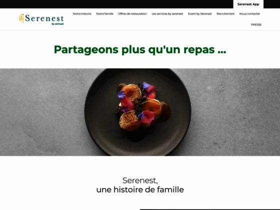 Serenest – emploi restauration collective