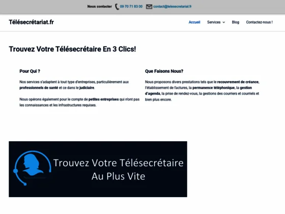 télésecrétariat