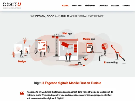 Digit-U : développement mobile en Tunisie