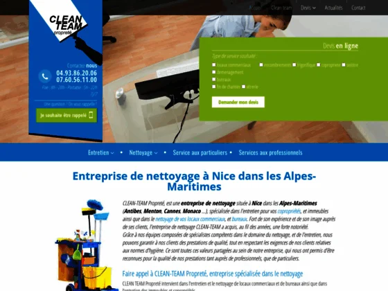 Nettoyage copropriété Nice