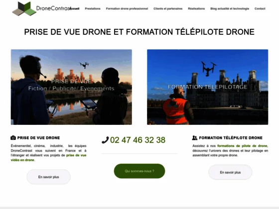 Vidéo drone avec prise de vue aérienne
