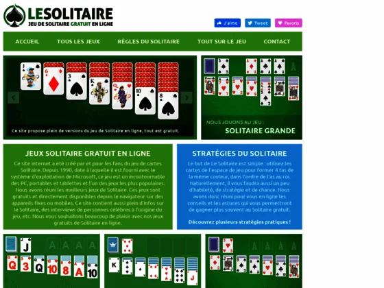 Jeu Solitaire Gratuit