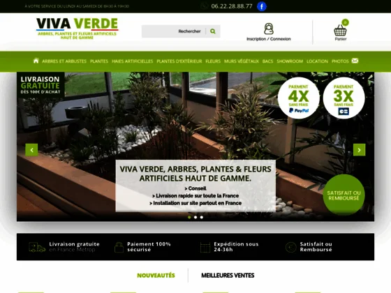 Viva Verde: une entreprise spécialisée dans la vente des plantes artificielles haut de gamme à Chart