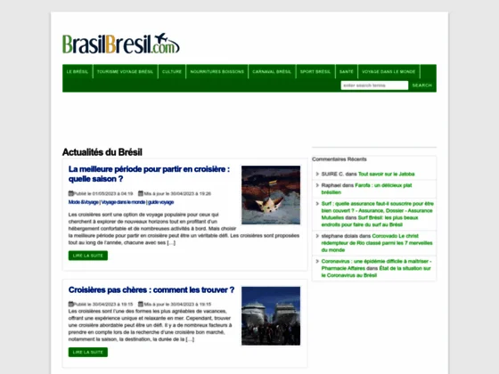 Toutes les infos sur la vie au Brésil sur brasilbresil.com