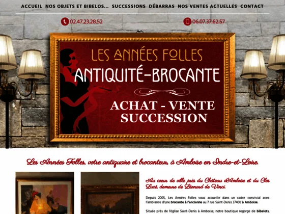 Antiquaire et brocanteur à Amboise