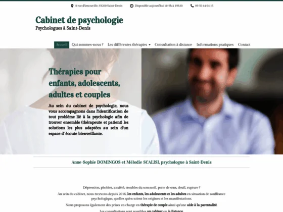 Vos Psychologues pour adulte à Saint-Denis