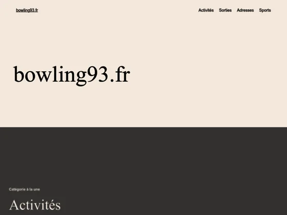 Epinay Bowling Restaurant