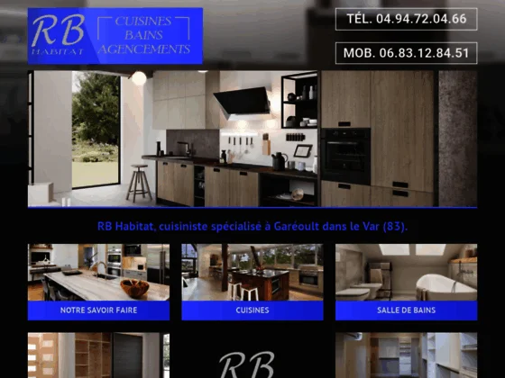 Cuisines équipées et salle de bain sur-mesure dans le Var